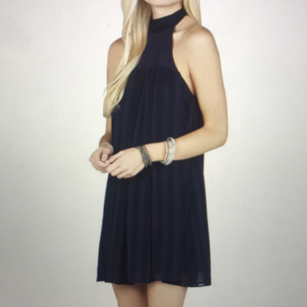 High neck BCBG dress
